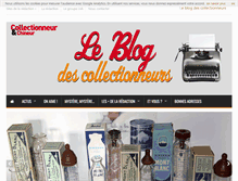 Tablet Screenshot of le-blog-des-collectionneurs.com